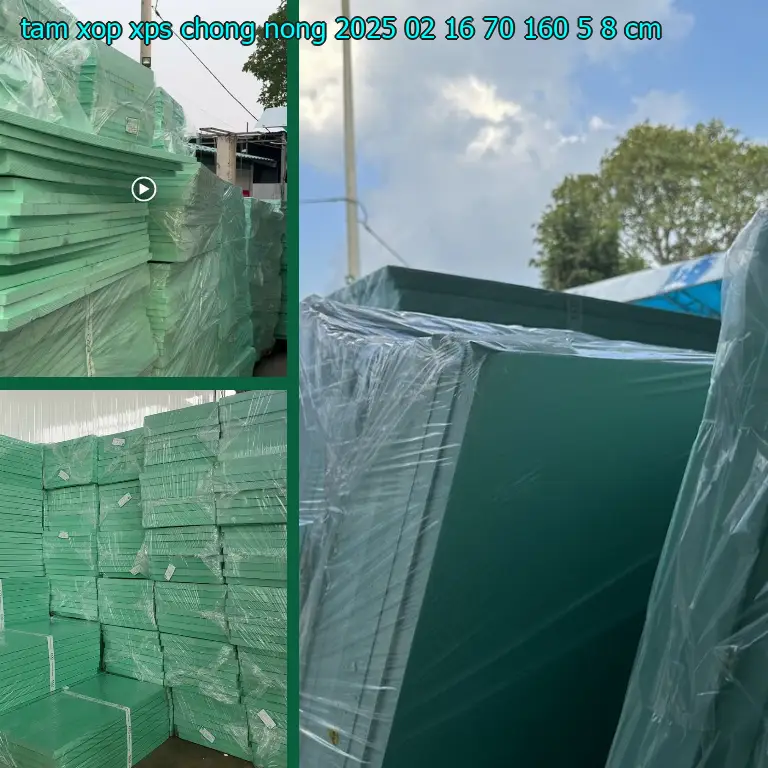 Kích thước tấm xốp XPS chống nóng 2025-02-16: 70*160*5.8 cm Kích thước tấm xốp XPS chống nóng 2025-02-16: 70*160*5.8 cm