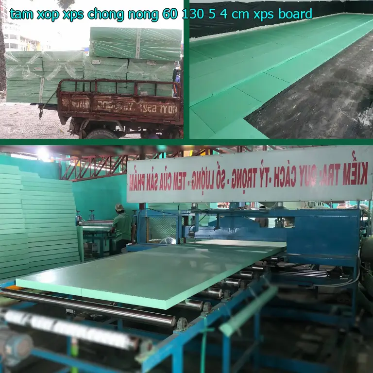 Danh mục tấm xốp XPS chống nóng 60*130*5.4 cm: XPS Board