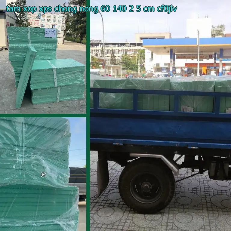 Model tấm xốp XPS chống nóng 60*140*2.5 cm: CF0JLV