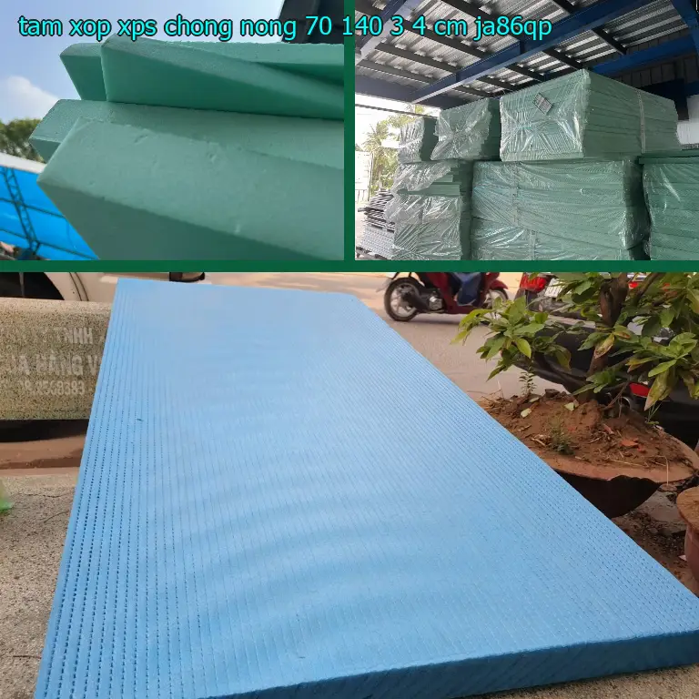 Model tấm xốp XPS chống nóng 70*140*3.4 cm: JA86QP Model tấm xốp XPS chống nóng 70*140*3.4 cm: JA86QP