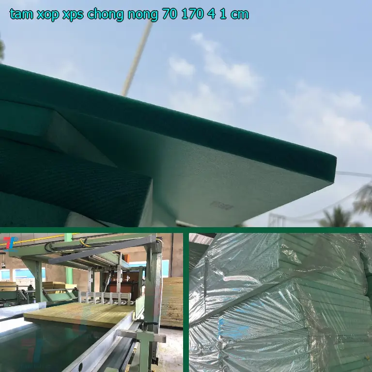 Tấm xốp XPS chống nóng 70*170*4.1 cm