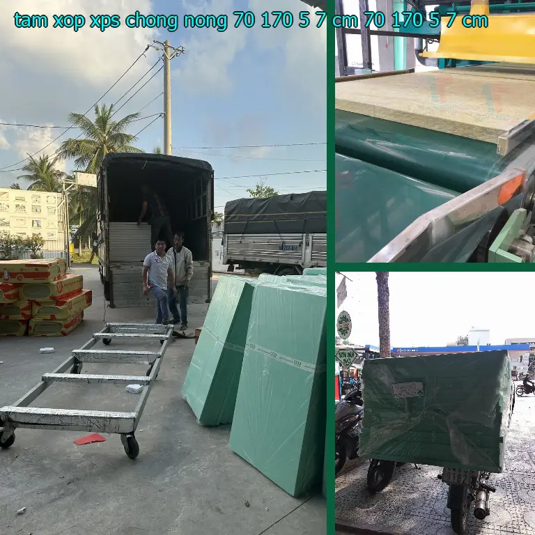 Kích thước tấm xốp XPS chống nóng 70*170*5.7 cm: 70*170*5.7 cm Kích thước tấm xốp XPS chống nóng 70*170*5.7 cm: 70*170*5.7 cm
