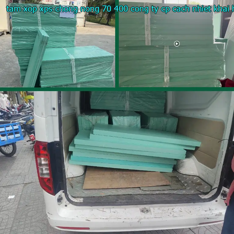 Nhà sản xuất tấm xốp XPS chống nóng 70.400₫: Công ty CP cách nhiệt Khải Hoàn