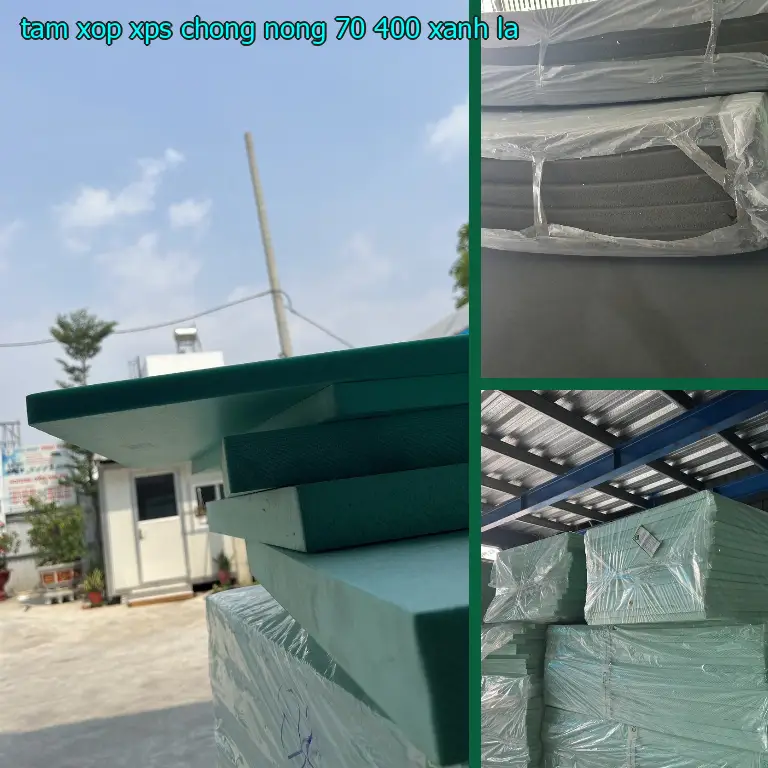 Màu sắc tấm xốp XPS chống nóng 70.400₫: Xanh lá