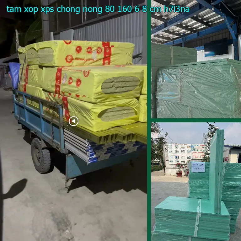Model tấm xốp XPS chống nóng 80*160*6.8 cm: H7I3NA Model tấm xốp XPS chống nóng 80*160*6.8 cm: H7I3NA
