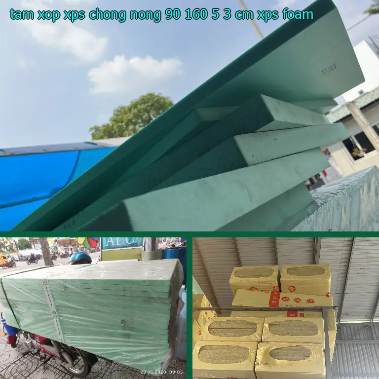 Danh mục tấm xốp XPS chống nóng 90*160*5.3 cm: XPS Foam Danh mục tấm xốp XPS chống nóng 90*160*5.3 cm: XPS Foam