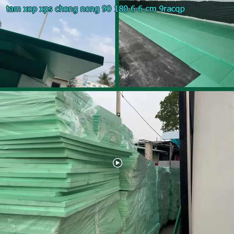 Model tấm xốp XPS chống nóng 90*180*6.6 cm: 9RACQP Model tấm xốp XPS chống nóng 90*180*6.6 cm: 9RACQP