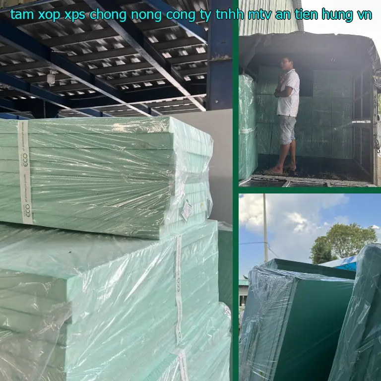 Xuất xứ tấm xốp XPS chống nóng Công ty TNHH MTV An Tiến Hưng: VN Xuất xứ tấm xốp XPS chống nóng Công ty TNHH MTV An Tiến Hưng: VN