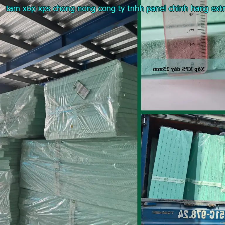 Chất liệu tấm xốp XPS chống nóng Công ty TNHH Panel Chính Hãng: Extruded Polystyrene Chất liệu tấm xốp XPS chống nóng Công ty TNHH Panel Chính Hãng: Extruded Polystyrene