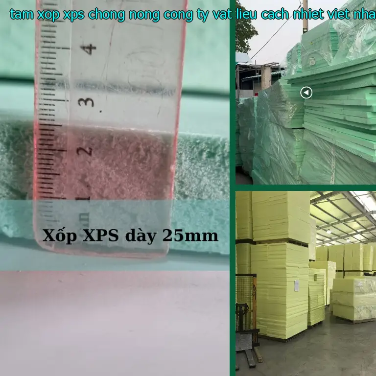 Tấm xốp XPS chống nóng Công ty vật liệu cách nhiệt Việt Nhật
