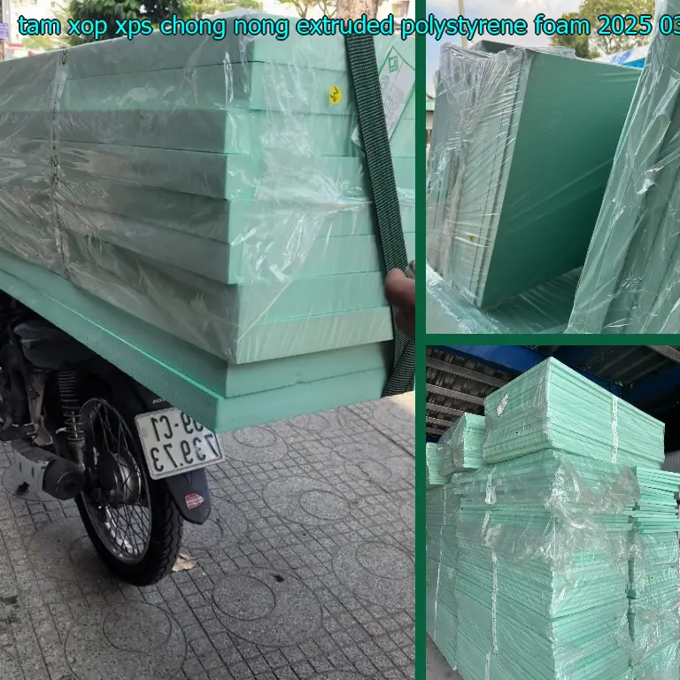 Ngày sản xuất tấm xốp XPS chống nóng Extruded Polystyrene Foam: 2025-03-22