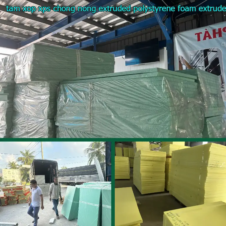 Chất liệu tấm xốp XPS chống nóng Extruded Polystyrene Foam: Extruded Polystyrene Foam