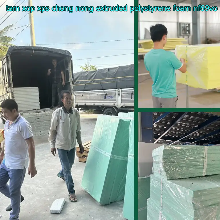 Model tấm xốp XPS chống nóng Extruded Polystyrene Foam: NF69VO