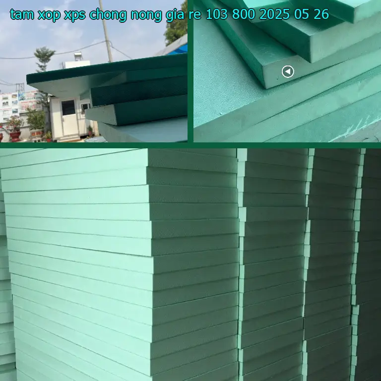 Ngày sản xuất tấm xốp XPS chống nóng giá rẻ 103.800₫: 2025-05-26