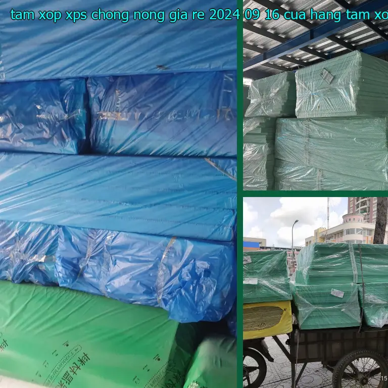 Nhà cung cấp tấm xốp XPS chống nóng giá rẻ 2024-09-16: Cửa hàng tấm xốp Mr.HẢI