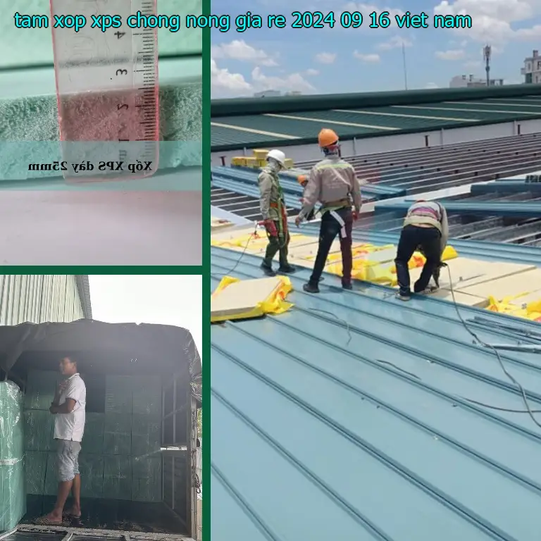 Xuất xứ tấm xốp XPS chống nóng giá rẻ 2024-09-16: Viet Nam