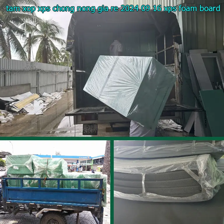 Danh mục tấm xốp XPS chống nóng giá rẻ 2024-09-16: XPS Foam Board