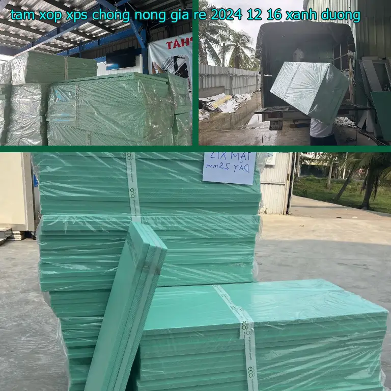 Màu sắc tấm xốp XPS chống nóng giá rẻ 2024-12-16: Xanh dương Màu sắc tấm xốp XPS chống nóng giá rẻ 2024-12-16: Xanh dương
