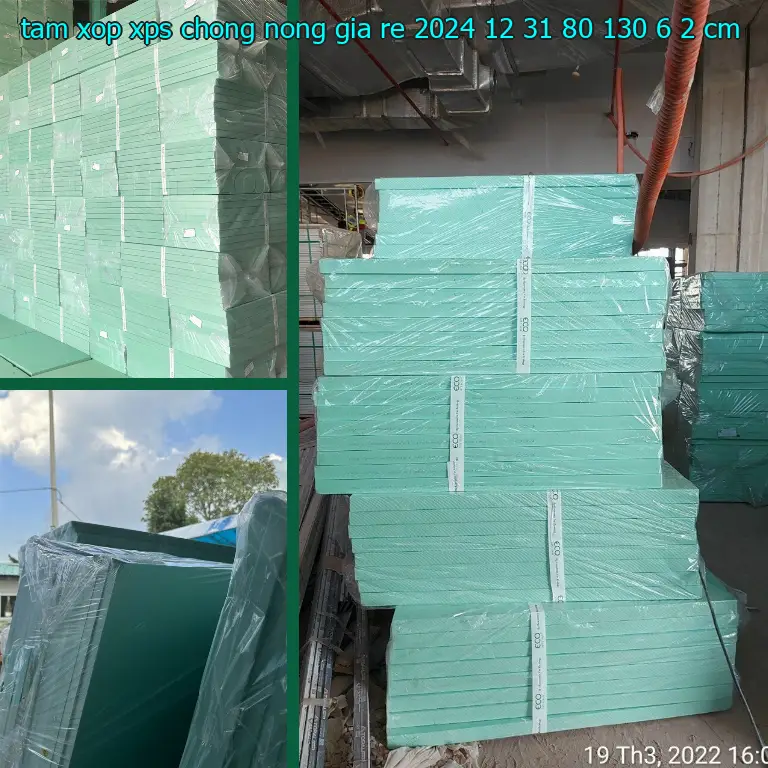 Kích thước tấm xốp XPS chống nóng giá rẻ 2024-12-31: 80*130*6.2 cm Kích thước tấm xốp XPS chống nóng giá rẻ 2024-12-31: 80*130*6.2 cm