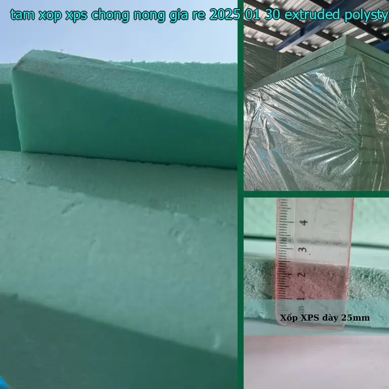 Chất liệu tấm xốp XPS chống nóng giá rẻ 2025-01-30: Extruded Polystyrene Foam Chất liệu tấm xốp XPS chống nóng giá rẻ 2025-01-30: Extruded Polystyrene Foam