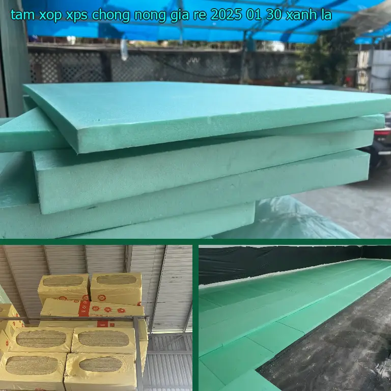Màu sắc tấm xốp XPS chống nóng giá rẻ 2025-01-30: Xanh lá Màu sắc tấm xốp XPS chống nóng giá rẻ 2025-01-30: Xanh lá