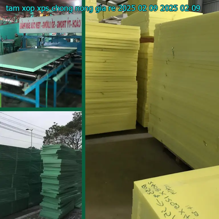 Ngày sản xuất tấm xốp XPS chống nóng giá rẻ 2025-02-09: 2025-02-09 Ngày sản xuất tấm xốp XPS chống nóng giá rẻ 2025-02-09: 2025-02-09