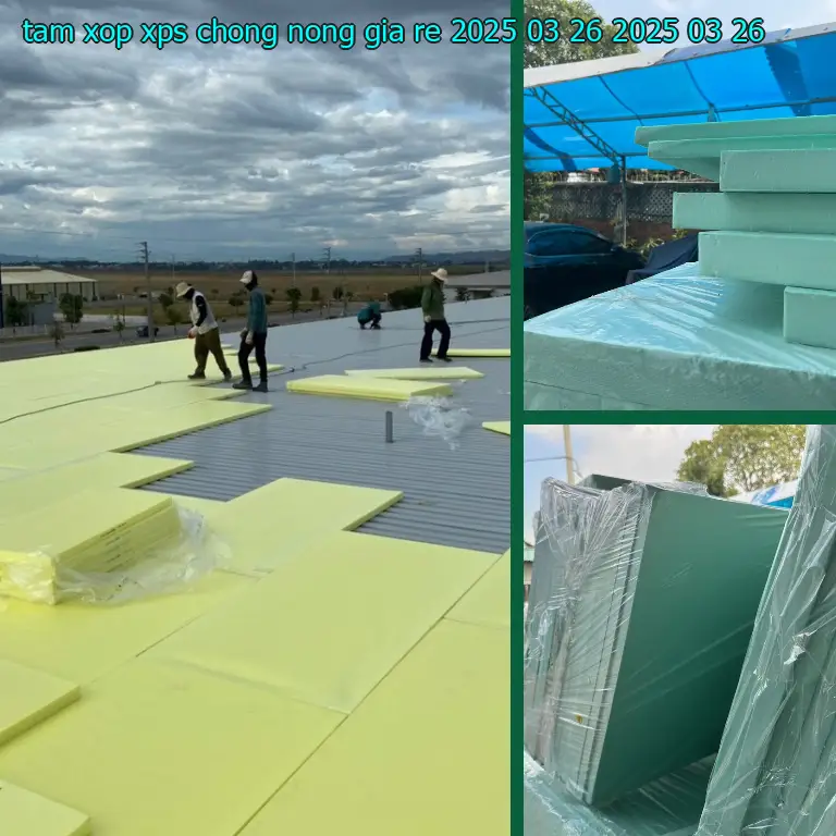 Ngày sản xuất tấm xốp XPS chống nóng giá rẻ 2025-03-26: 2025-03-26