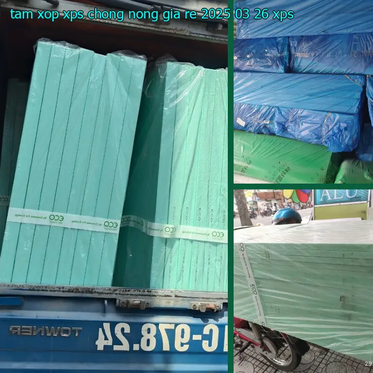Chất liệu tấm xốp XPS chống nóng giá rẻ 2025-03-26: XPS