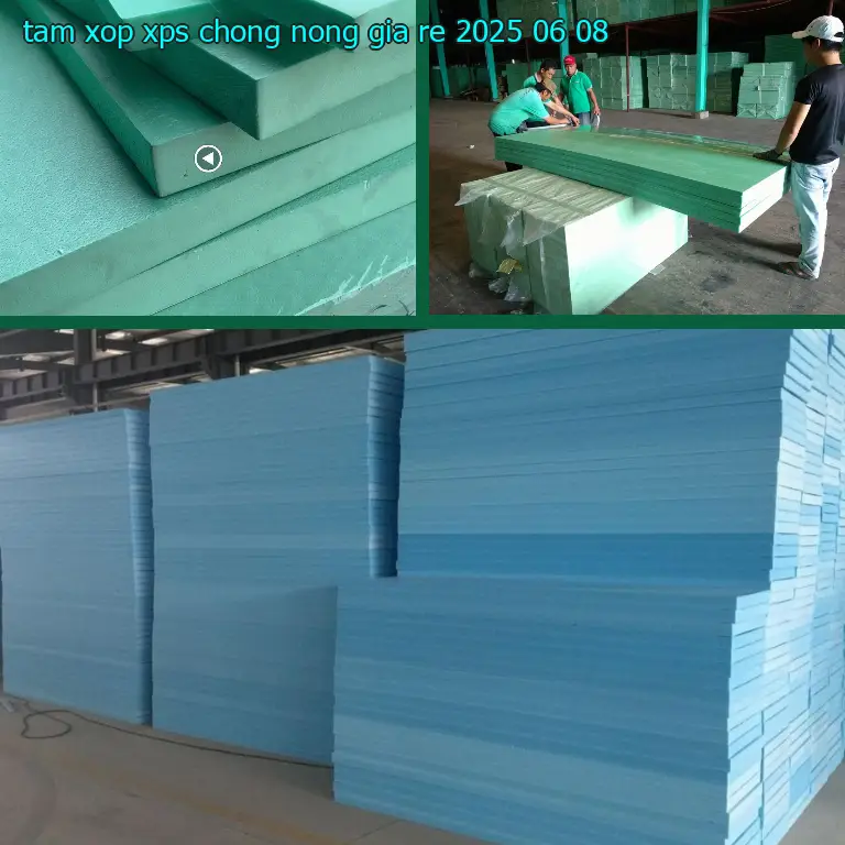 Tấm xốp XPS chống nóng giá rẻ 2025-06-08