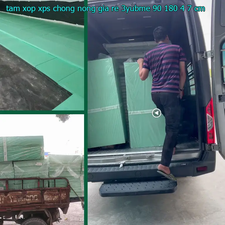 Kích thước tấm xốp XPS chống nóng giá rẻ 3YUBME: 90*180*4.7 cm Kích thước tấm xốp XPS chống nóng giá rẻ 3YUBME: 90*180*4.7 cm