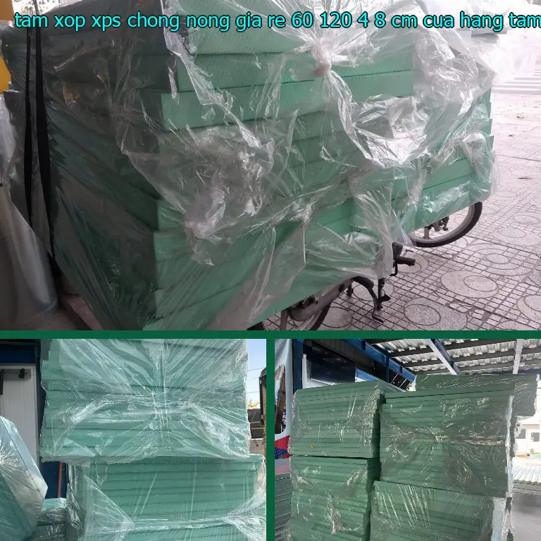 Nhà cung cấp tấm xốp XPS chống nóng giá rẻ 60*120*4.8 cm: Cửa hàng tấm xốp Mr.HẢI
