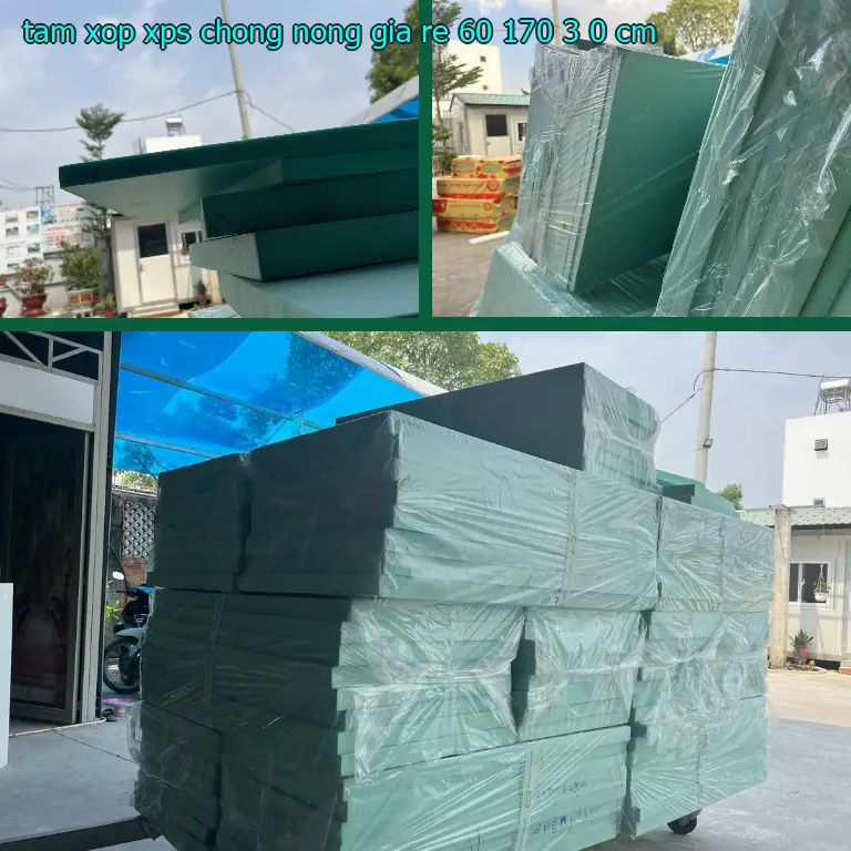 Tấm xốp XPS chống nóng giá rẻ 60*170*3.0 cm