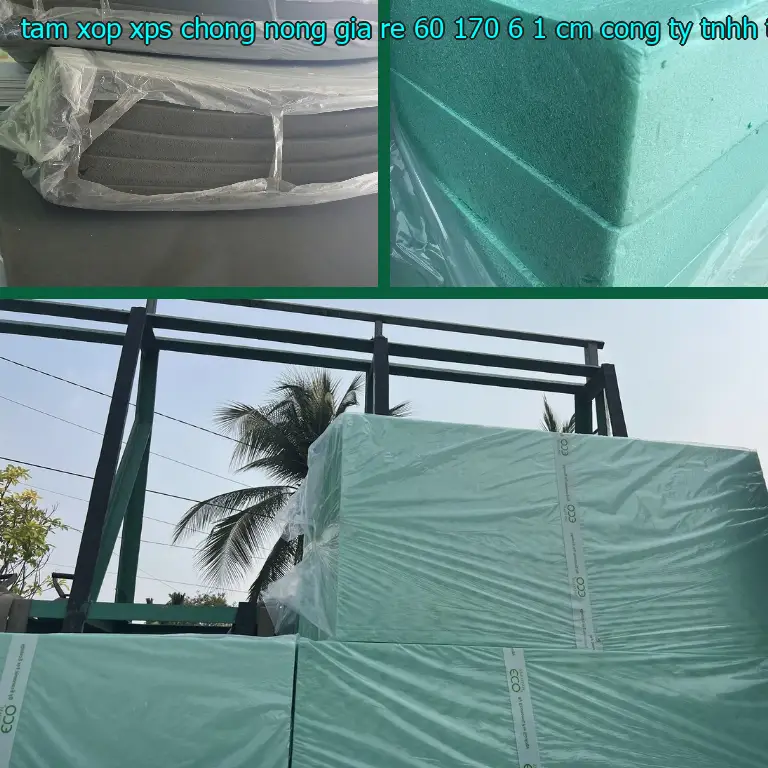Nhà sản xuất tấm xốp XPS chống nóng giá rẻ 60*170*6.1 cm: Công ty TNHH thương mại và công nghiệp Tín Tâm