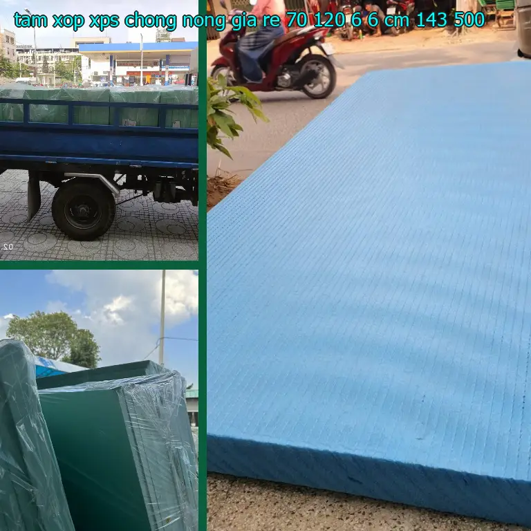 Đơn giá tấm xốp XPS chống nóng giá rẻ 70*120*6.6 cm: 143.500₫