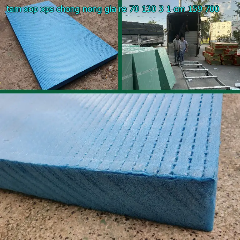 Đơn giá tấm xốp XPS chống nóng giá rẻ 70*130*3.1 cm: 159.700₫
