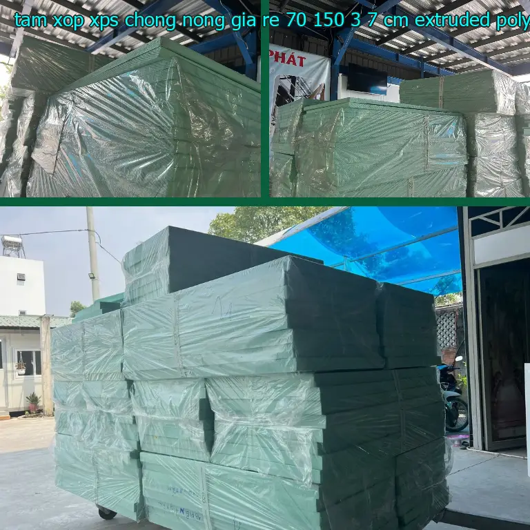 Chất liệu tấm xốp XPS chống nóng giá rẻ 70*150*3.7 cm: Extruded Polystyrene Foam Chất liệu tấm xốp XPS chống nóng giá rẻ 70*150*3.7 cm: Extruded Polystyrene Foam