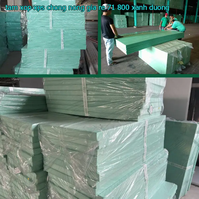 Màu sắc tấm xốp XPS chống nóng giá rẻ 71.800₫: Xanh dương Màu sắc tấm xốp XPS chống nóng giá rẻ 71.800₫: Xanh dương