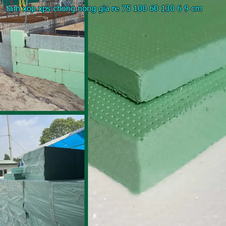 Kích thước tấm xốp XPS chống nóng giá rẻ 75.100₫: 60*130*6.9 cm Kích thước tấm xốp XPS chống nóng giá rẻ 75.100₫: 60*130*6.9 cm