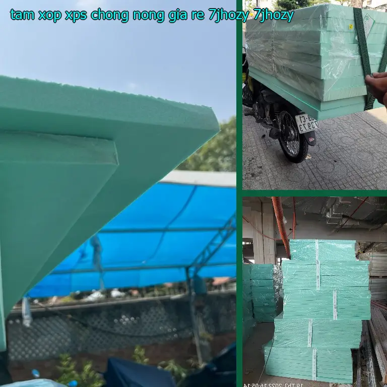 Model tấm xốp XPS chống nóng giá rẻ 7JHOZY: 7JHOZY