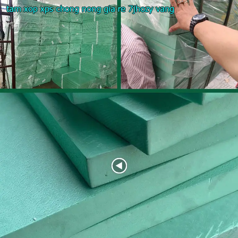 Màu sắc tấm xốp XPS chống nóng giá rẻ 7JHOZY: Vàng