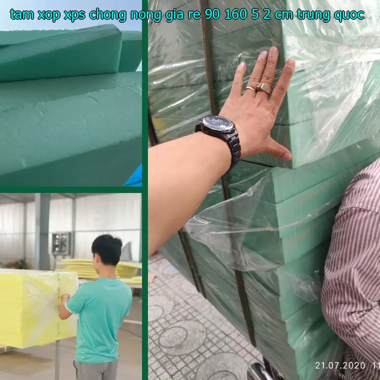 Xuất xứ tấm xốp XPS chống nóng giá rẻ 90*160*5.2 cm: Trung Quốc Xuất xứ tấm xốp XPS chống nóng giá rẻ 90*160*5.2 cm: Trung Quốc