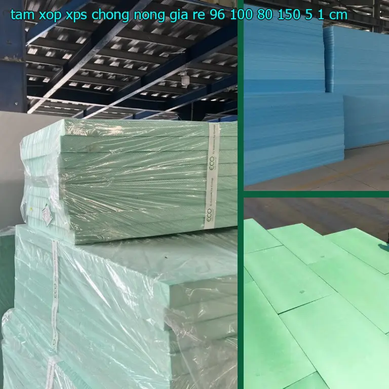 Kích thước tấm xốp XPS chống nóng giá rẻ 96.100₫: 80*150*5.1 cm Kích thước tấm xốp XPS chống nóng giá rẻ 96.100₫: 80*150*5.1 cm
