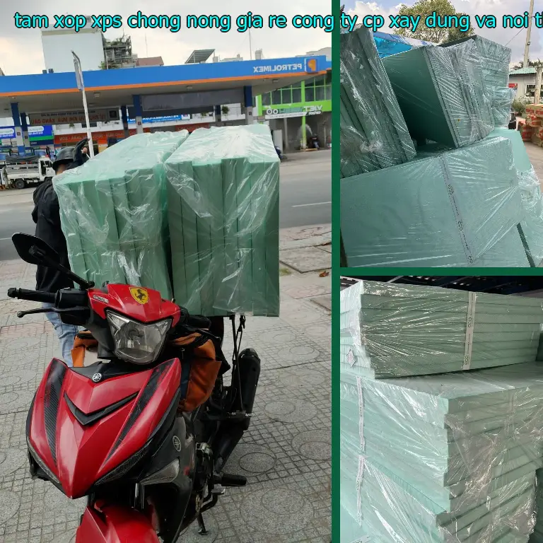 Màu sắc tấm xốp XPS chống nóng giá rẻ Công ty CP xây dựng và nội thất Remak: Xanh lá