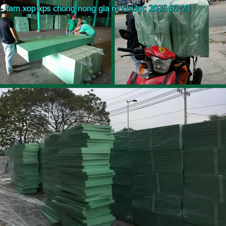 Ngày sản xuất tấm xốp XPS chống nóng giá rẻ F2N3PC: 2025-02-23