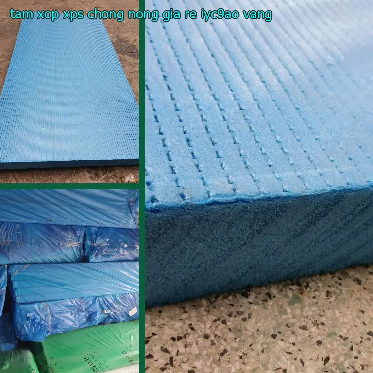 Màu sắc tấm xốp XPS chống nóng giá rẻ IYC9AO: Vàng