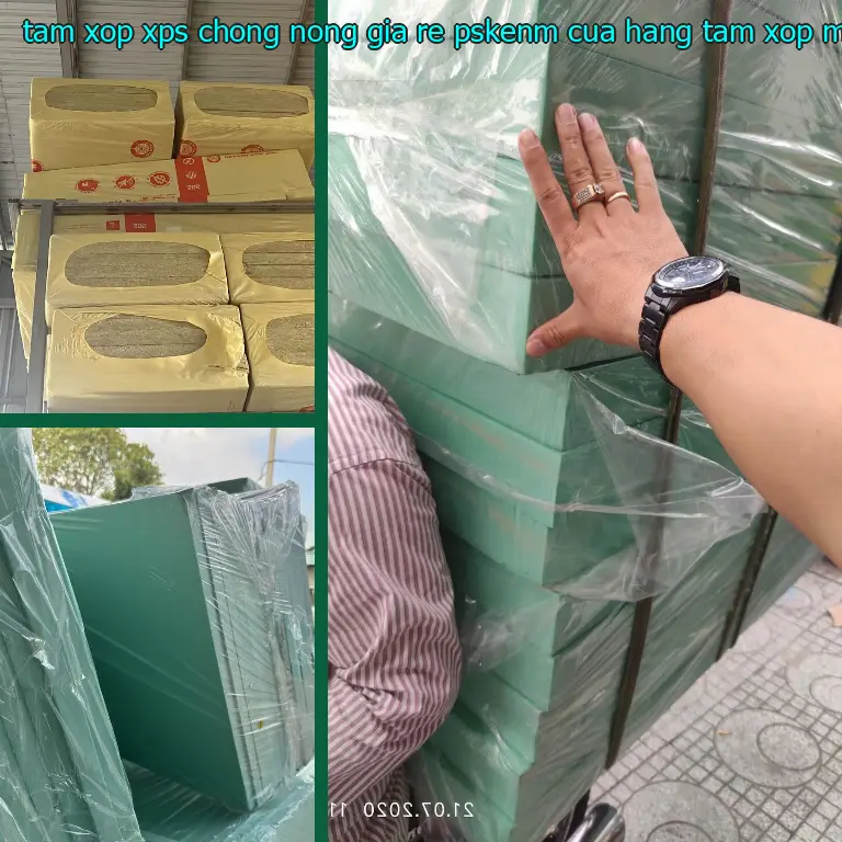 Nhà cung cấp tấm xốp XPS chống nóng giá rẻ PSKENM: Cửa hàng tấm xốp Mr.HẢI