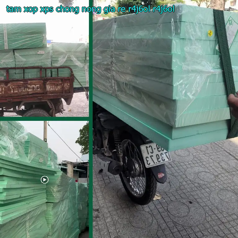 Model tấm xốp XPS chống nóng giá rẻ R4J6OL: R4J6OL