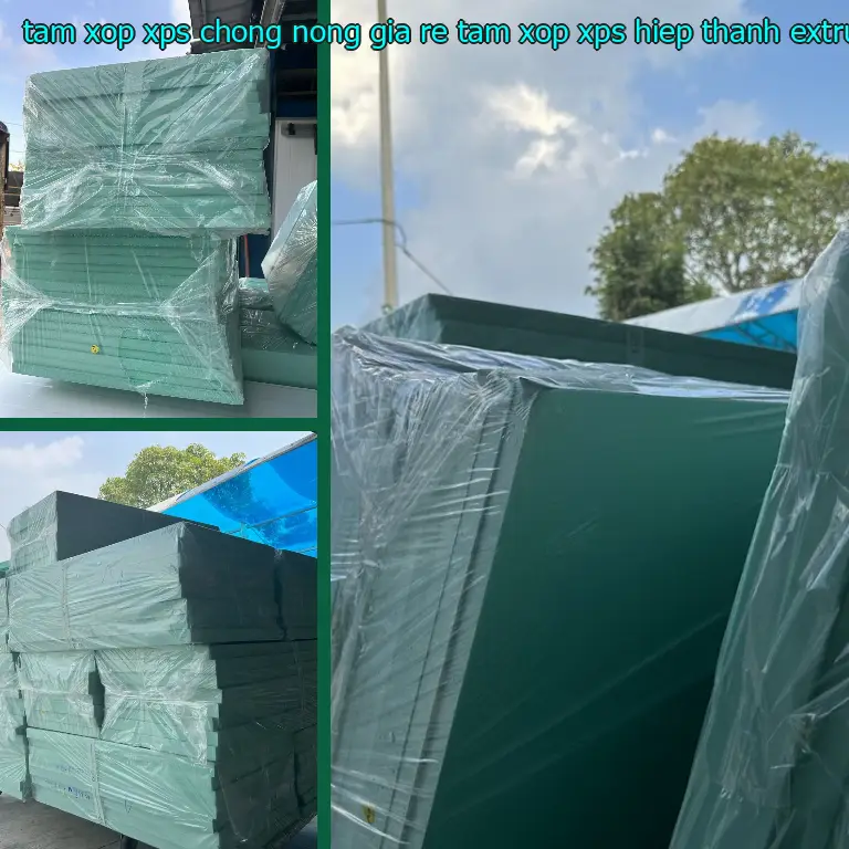 Chất liệu tấm xốp XPS chống nóng giá rẻ Tấm xốp XPS Hiệp Thành: Extruded Polystyrene Foam
