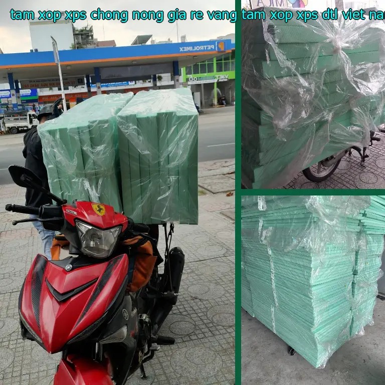 Nhà sản xuất tấm xốp XPS chống nóng giá rẻ Vàng: Tấm xốp XPS DTL Việt Nam