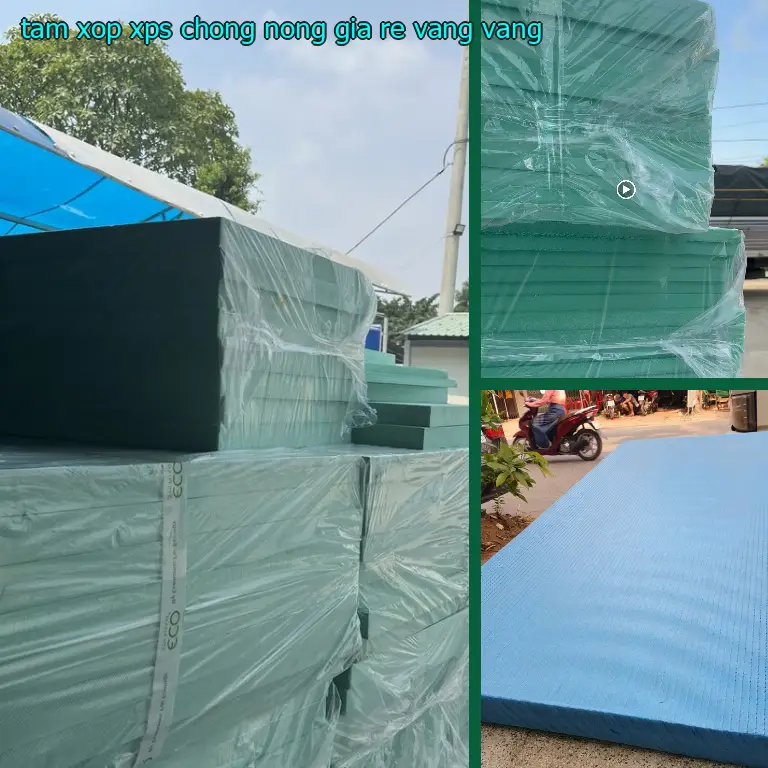 Màu sắc tấm xốp XPS chống nóng giá rẻ Vàng: Vàng